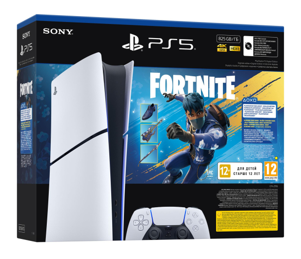 Sony PlayStation 5 Slim Digital + Fortnite Rozkwitający Chaos - 1416497 - zdjęcie